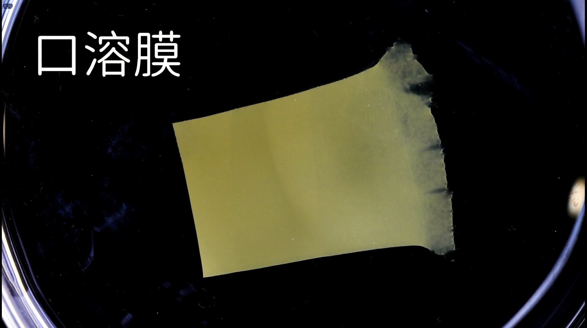 微距镜头记录药剂崩解